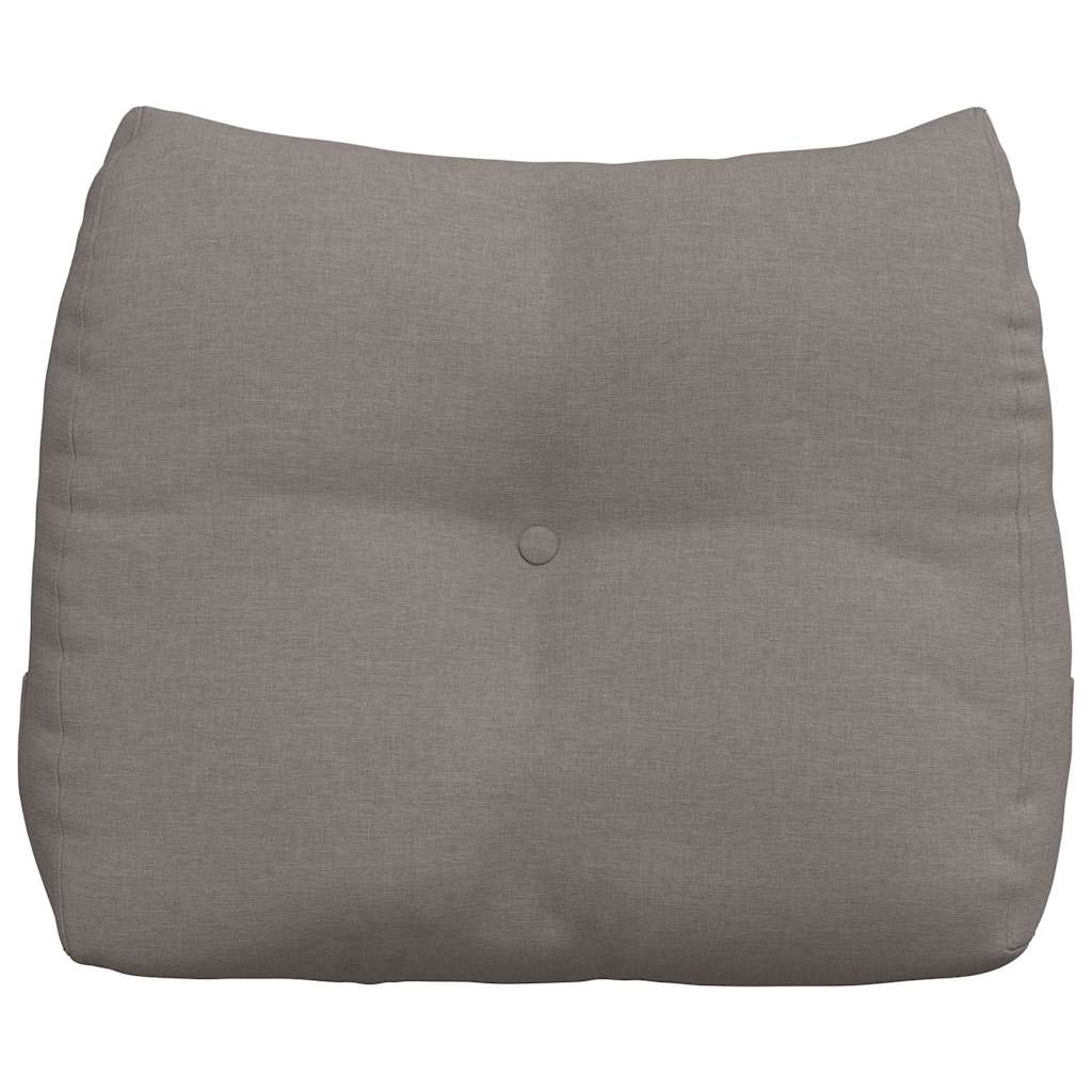 Polštář Na Záda Taupe 60 X 24 X 50 Cm Textil