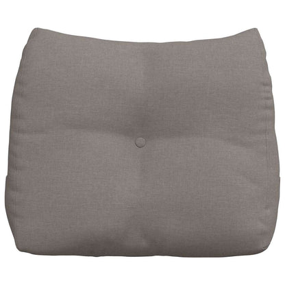 Polštář Na Záda Taupe 60 X 24 X 50 Cm Textil