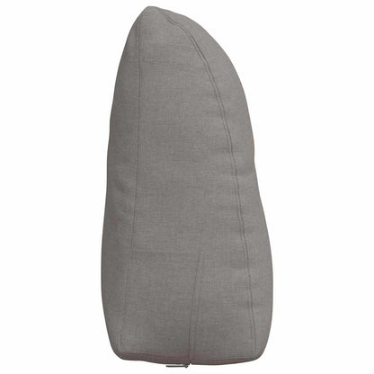 Polštář Na Záda Taupe 60 X 24 X 50 Cm Textil