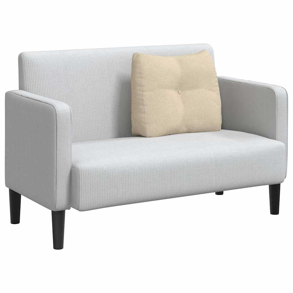 Polštář Na Záda Krémová 60 X 24 X 50 Cm Textil