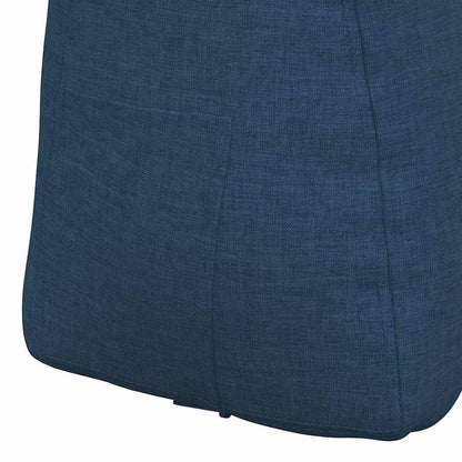 Polštář Na Záda Modrá 60 X 24 X 50 Cm Textil