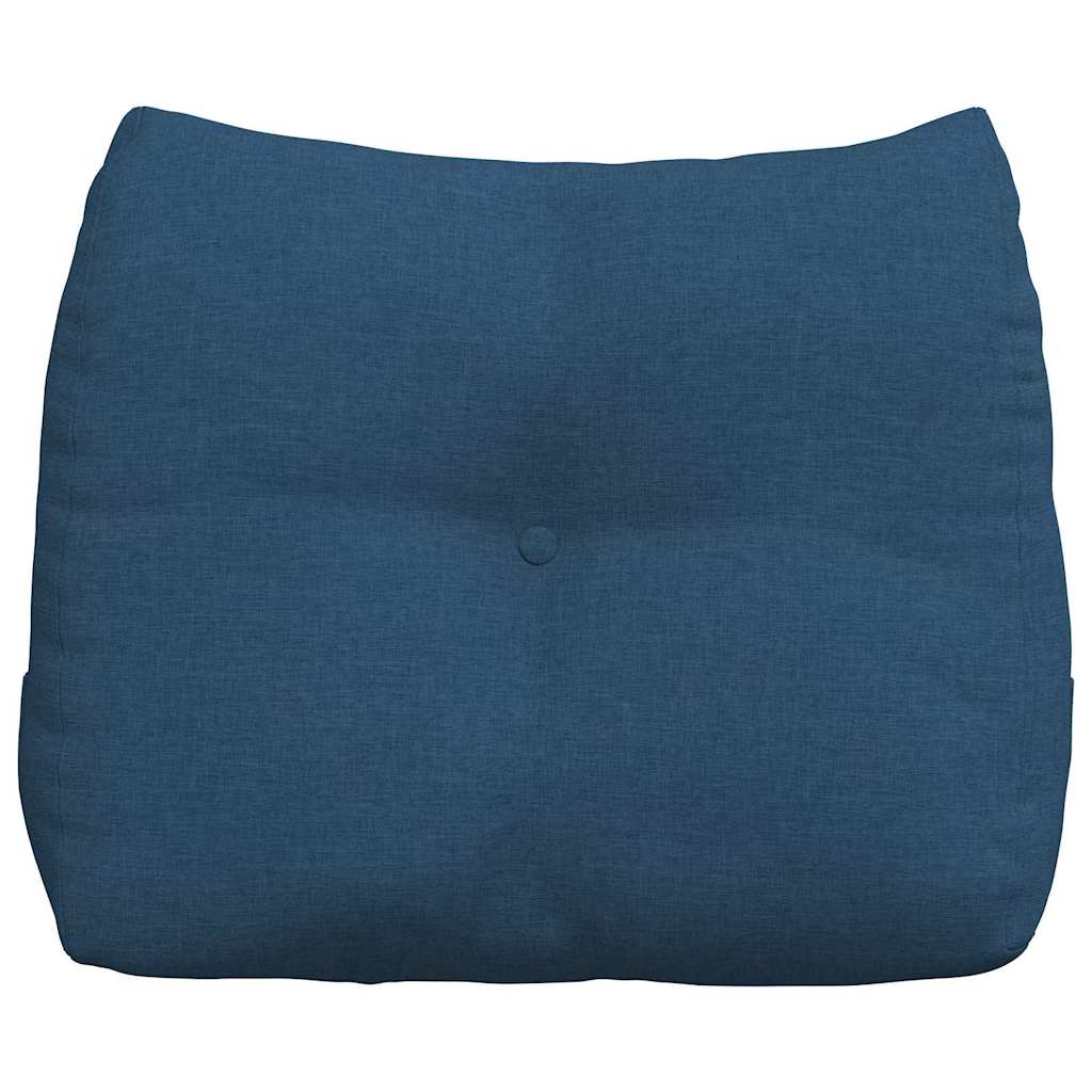 Polštář Na Záda Modrá 60 X 24 X 50 Cm Textil