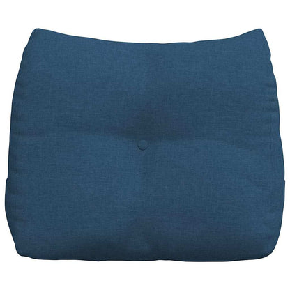 Polštář Na Záda Modrá 60 X 24 X 50 Cm Textil