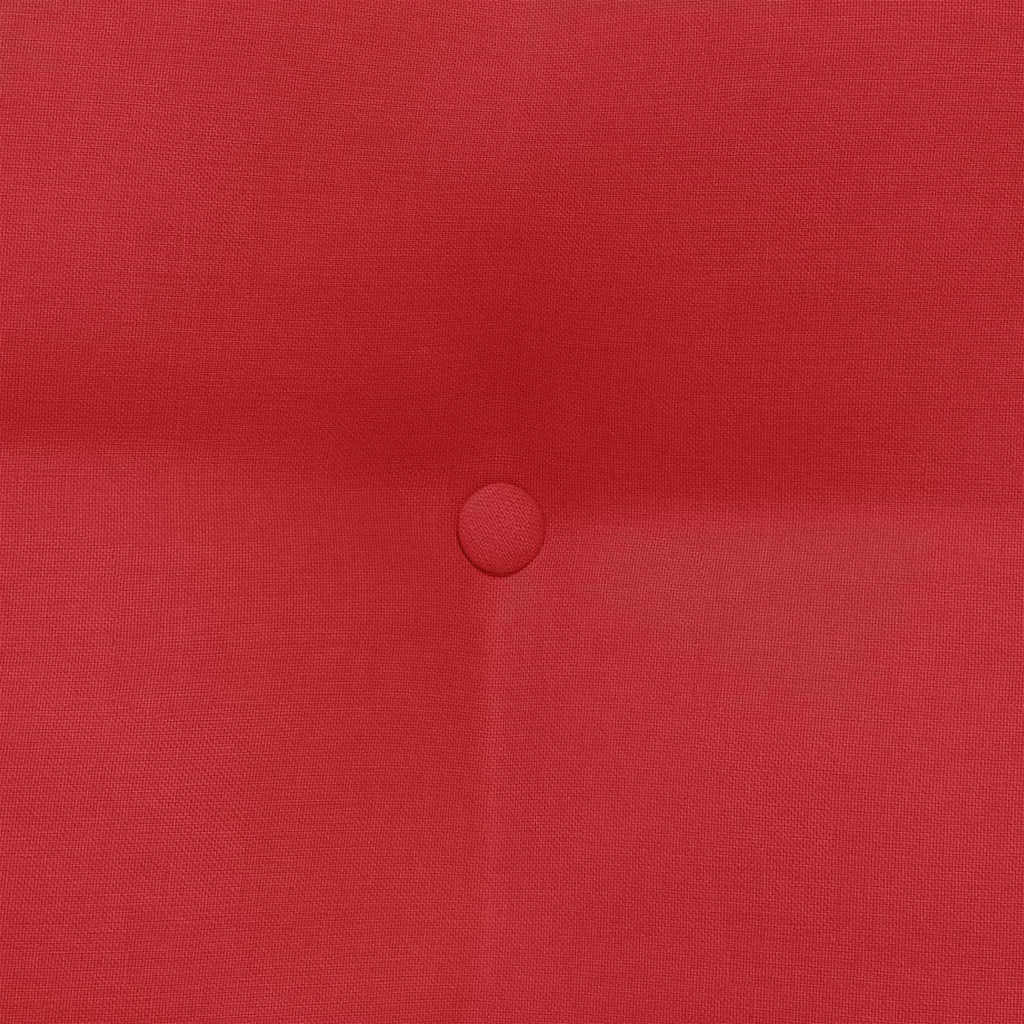 Polštář Na Záda Červená 60 X 24 X 50 Cm Textil