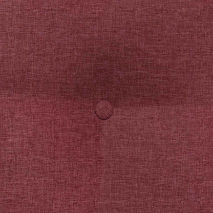 Polštář Na Záda Víno Červené 80 X 24 X 50 Cm Textil