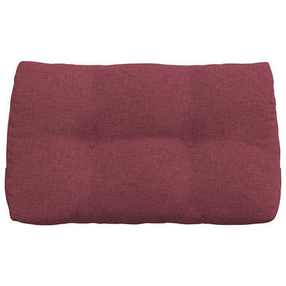 Polštář Na Záda Víno Červené 80 X 24 X 50 Cm Textil