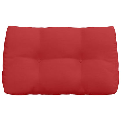 Polštář Na Záda Červená 80 X 24 X 50 Cm Textil