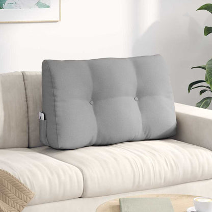 Polštář Na Záda Oblačno Šedá 80 X 24 X 50 Cm Textil