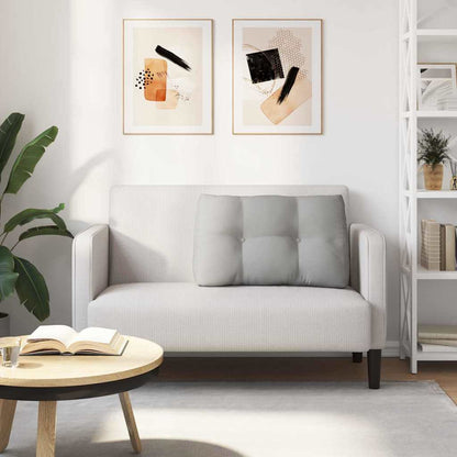 Polštář Na Záda Oblačno Šedá 80 X 24 X 50 Cm Textil