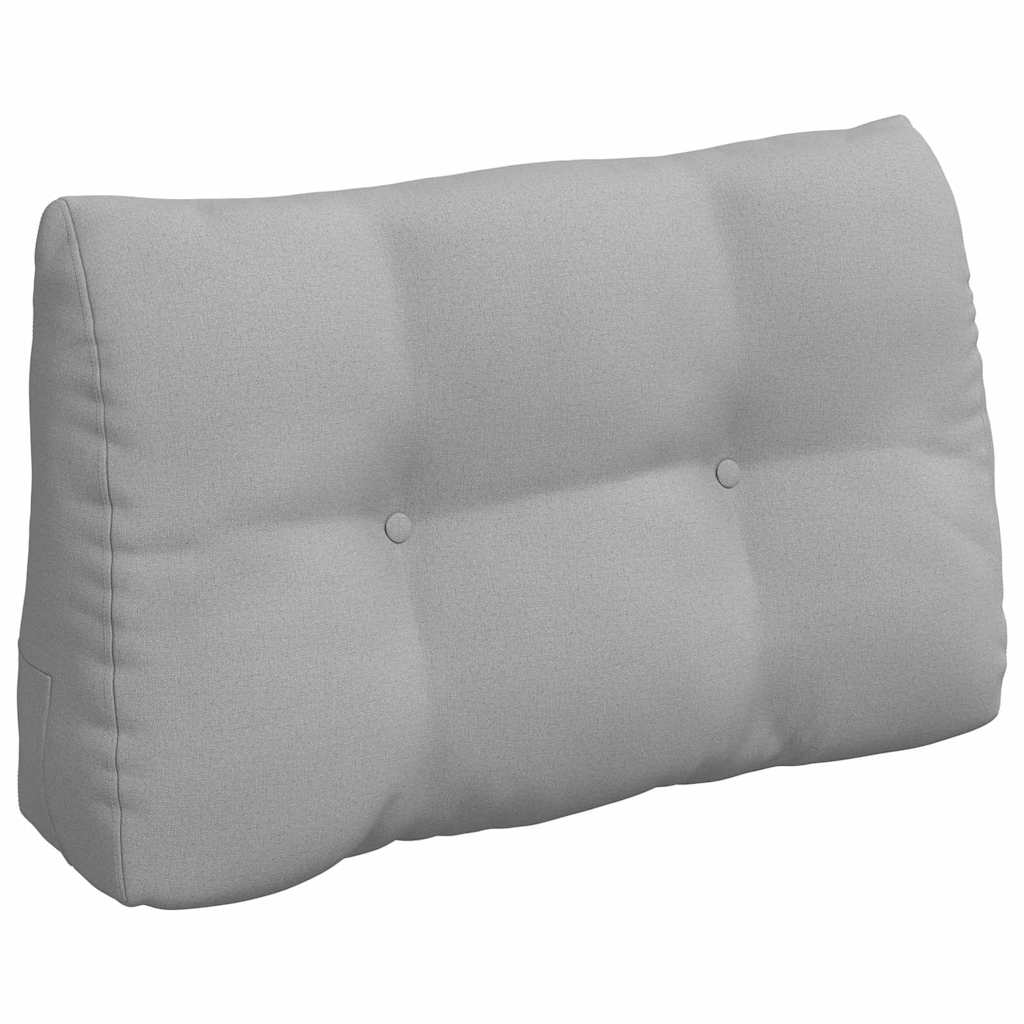 Polštář Na Záda Oblačno Šedá 80 X 24 X 50 Cm Textil