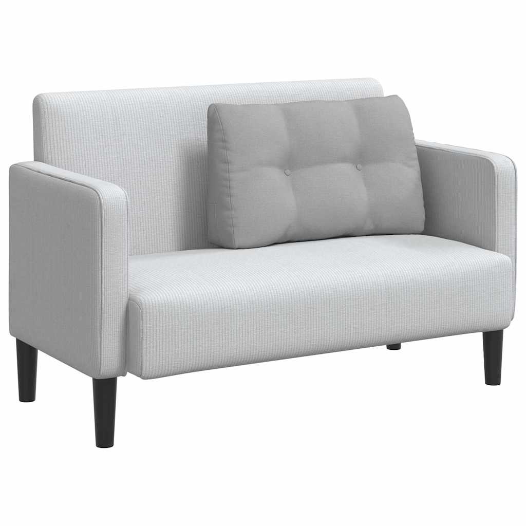 Polštář Na Záda Oblačno Šedá 80 X 24 X 50 Cm Textil