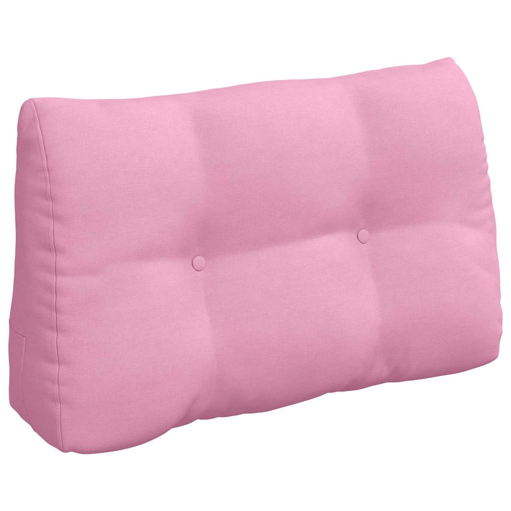 Polštář Na Záda Růžová 80 X 24 X 50 Cm Textil
