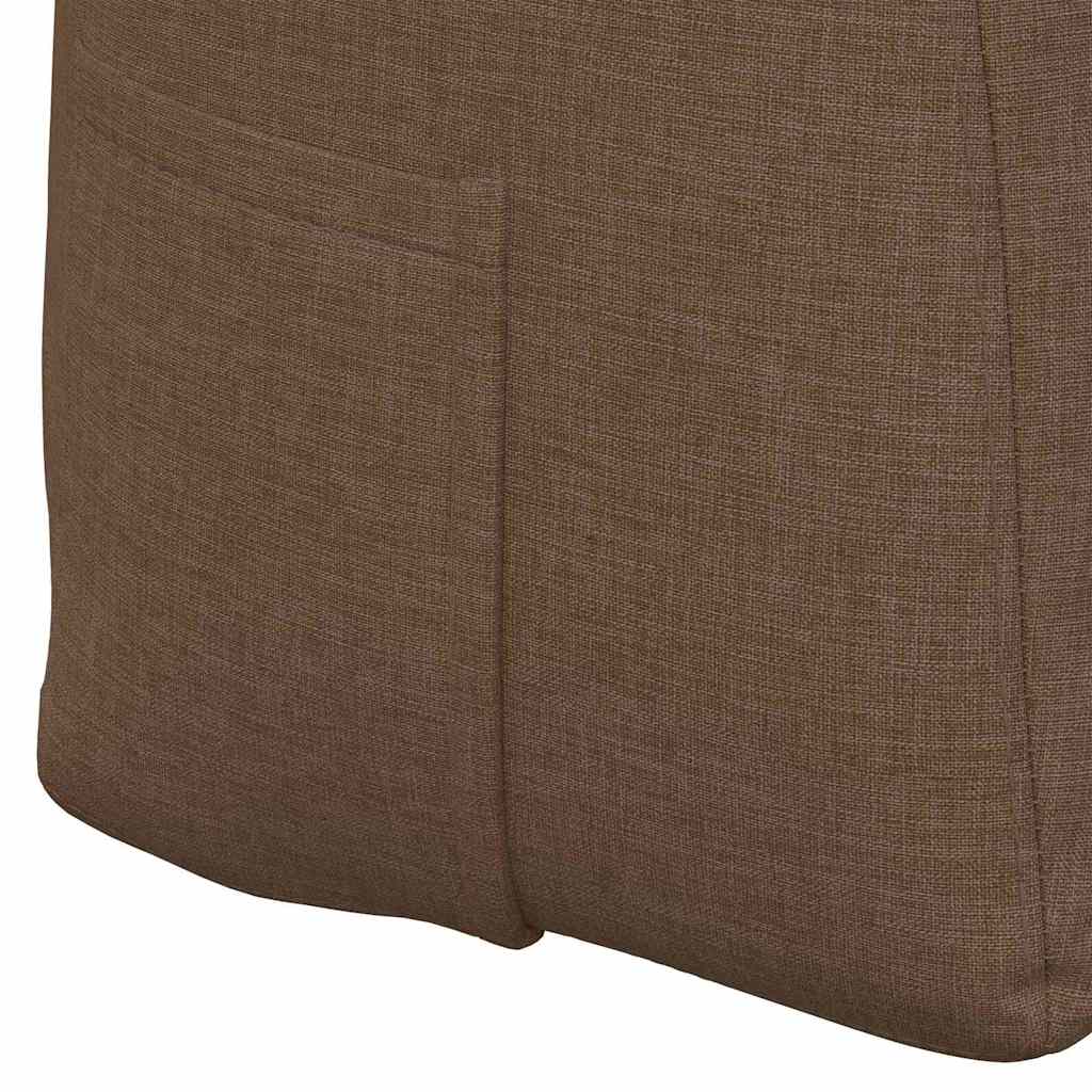 Polštář Na Záda Hnědá 120 X 24 X 50 Cm Textil