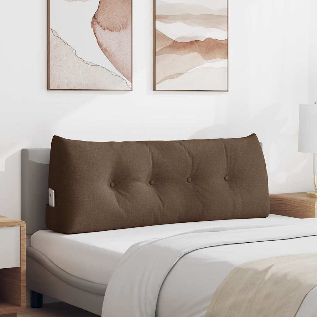 Polštář Na Záda Hnědá 120 X 24 X 50 Cm Textil