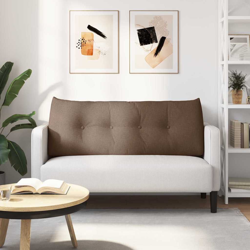 Polštář Na Záda Hnědá 120 X 24 X 50 Cm Textil
