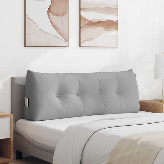Polštář Na Záda Oblačno Šedá 120 X 24 X 50 Cm Textil