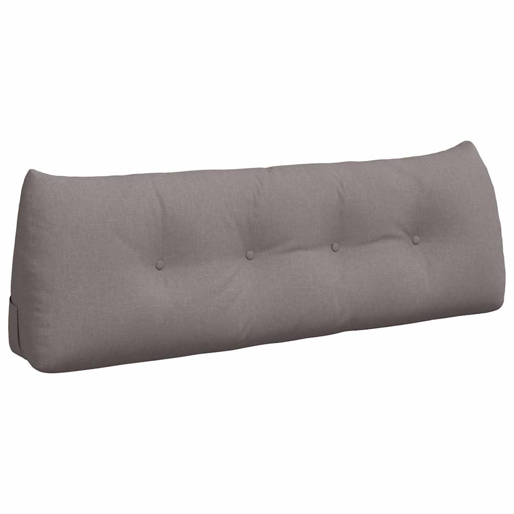 Polštář Na Záda Taupe 140 X 24 X 50 Cm Textil