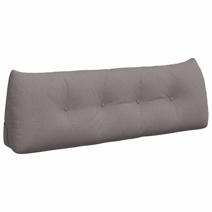 Polštář Na Záda Taupe 140 X 24 X 50 Cm Textil