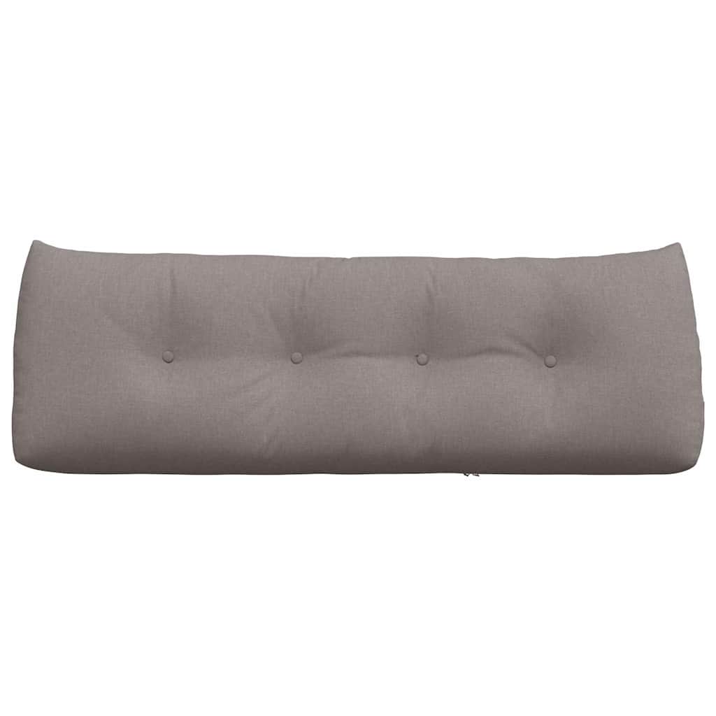 Polštář Na Záda Taupe 140 X 24 X 50 Cm Textil