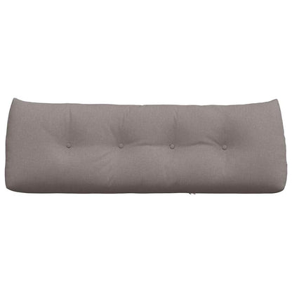 Polštář Na Záda Taupe 140 X 24 X 50 Cm Textil