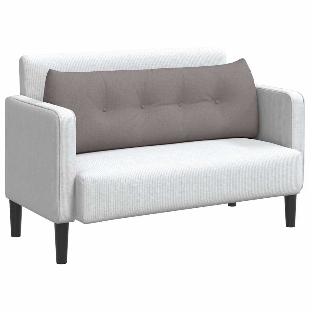 Polštář Na Záda Taupe 140 X 24 X 50 Cm Textil