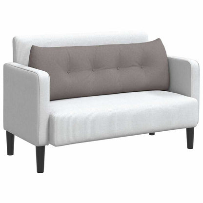 Polštář Na Záda Taupe 140 X 24 X 50 Cm Textil