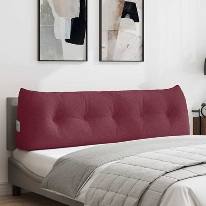 Polštář Na Záda Víno Červené 160 X 24 X 50 Cm Textil