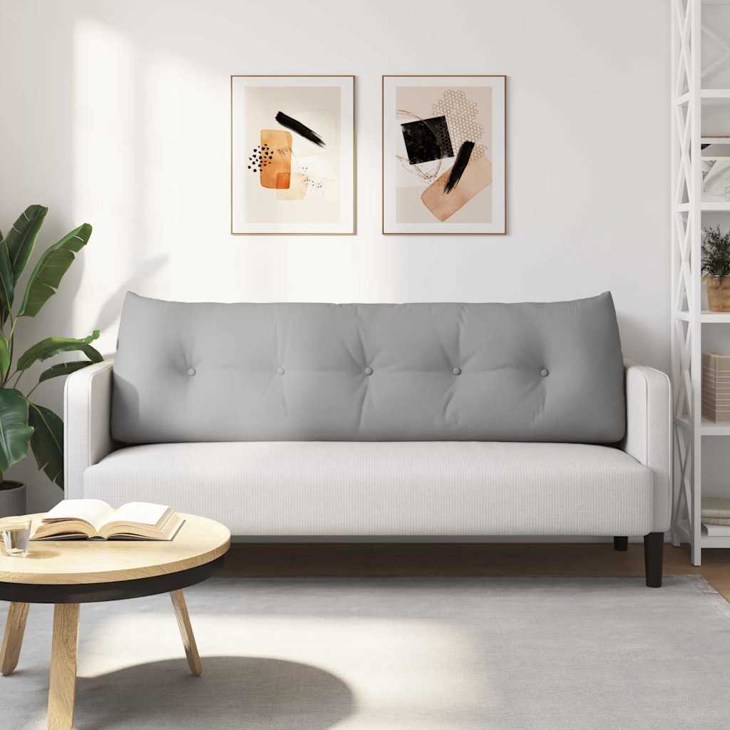 Polštář Na Záda Oblačno Šedá 160 X 24 X 50 Cm Textil