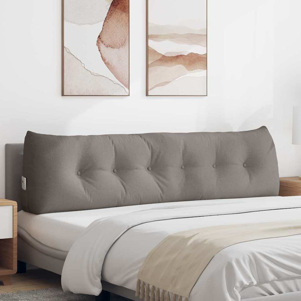 Polštář Na Záda Taupe 180 X 24 X 50 Cm Textil