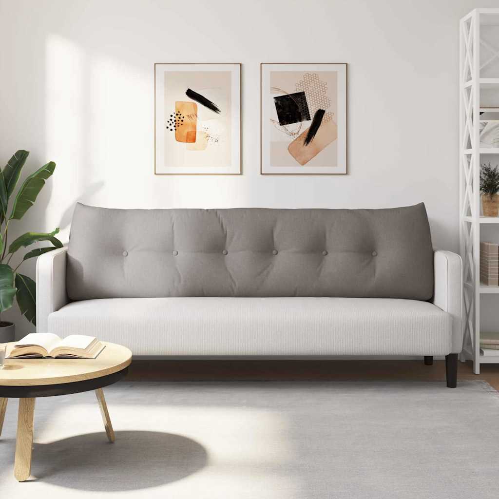 Polštář Na Záda Taupe 180 X 24 X 50 Cm Textil