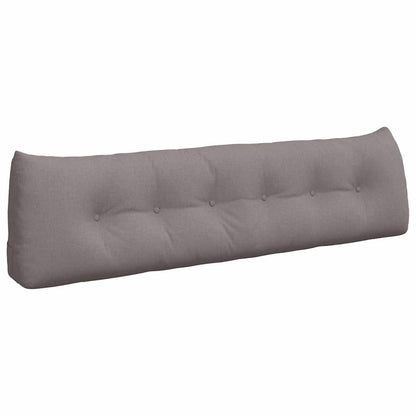 Polštář Na Záda Taupe 180 X 24 X 50 Cm Textil