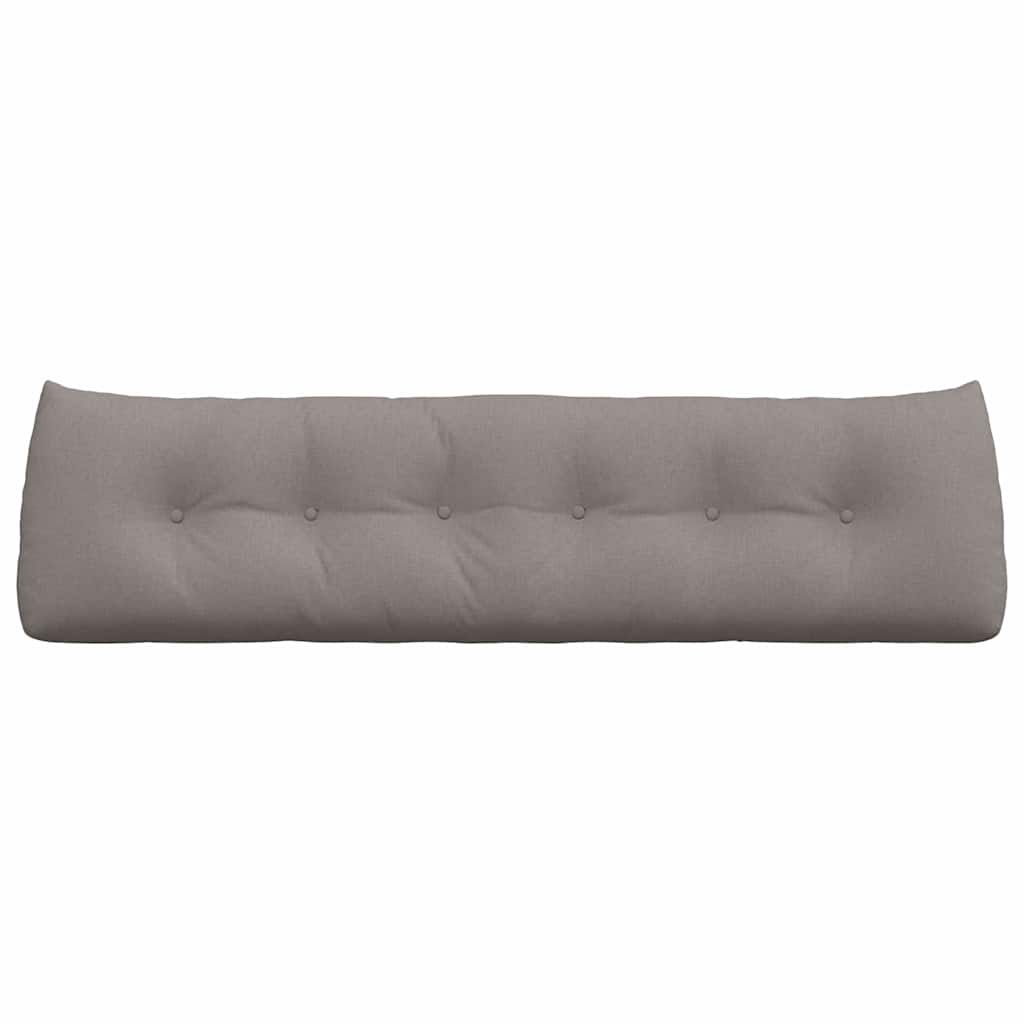 Polštář Na Záda Taupe 180 X 24 X 50 Cm Textil