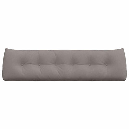 Polštář Na Záda Taupe 180 X 24 X 50 Cm Textil