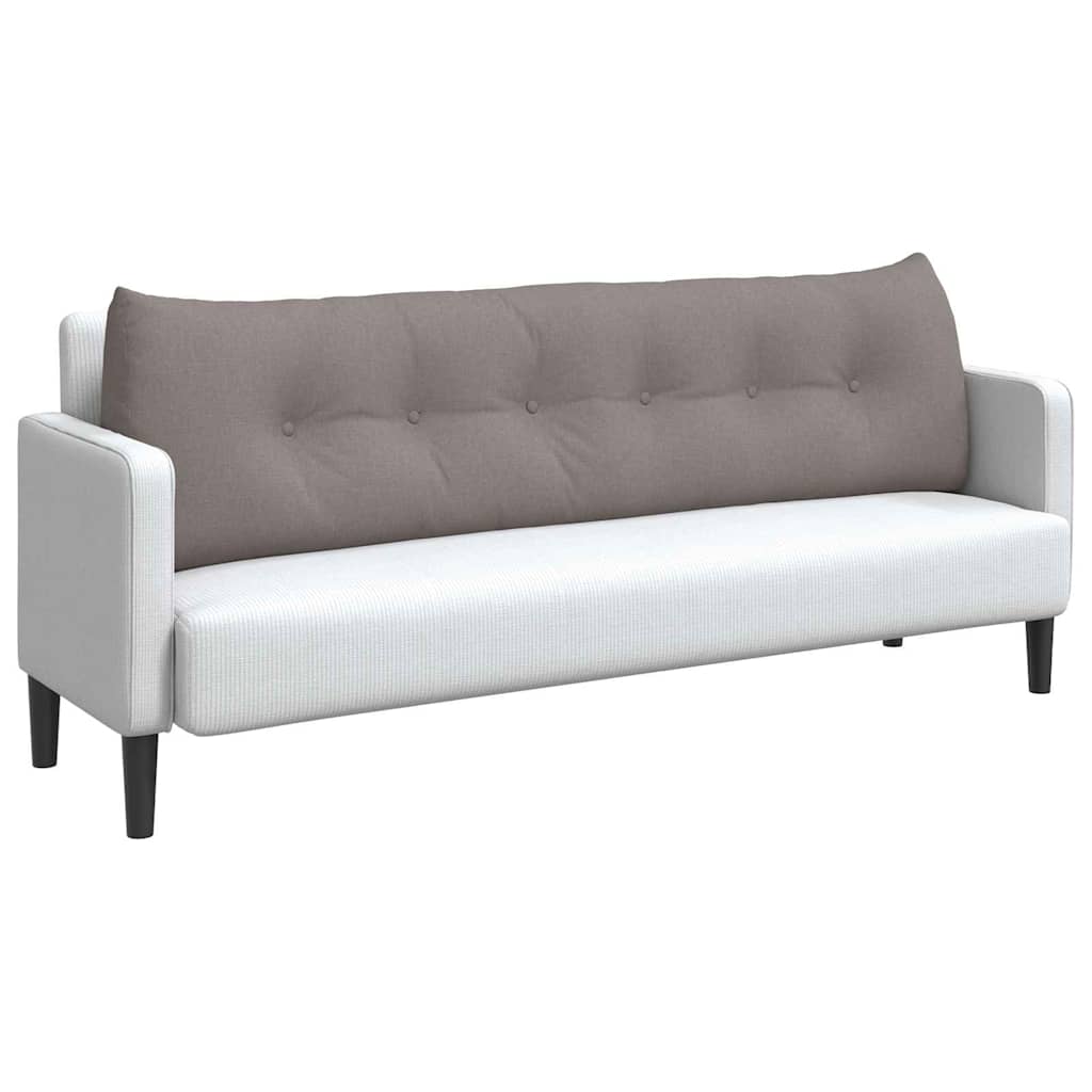 Polštář Na Záda Taupe 180 X 24 X 50 Cm Textil