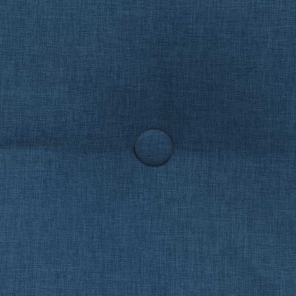 Polštář Na Záda Modrá 180 X 24 X 50 Cm Textil
