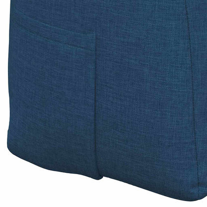 Polštář Na Záda Modrá 180 X 24 X 50 Cm Textil