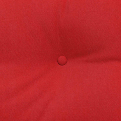 Polštář Na Záda Červená 180 X 24 X 50 Cm Textil