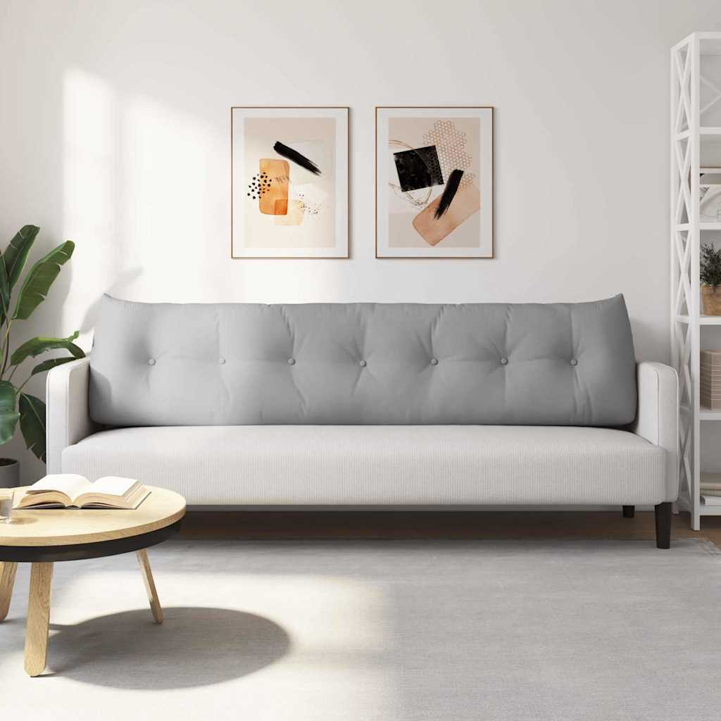 Polštář Na Záda Oblačno Šedá 200 X 24 X 50 Cm Textil