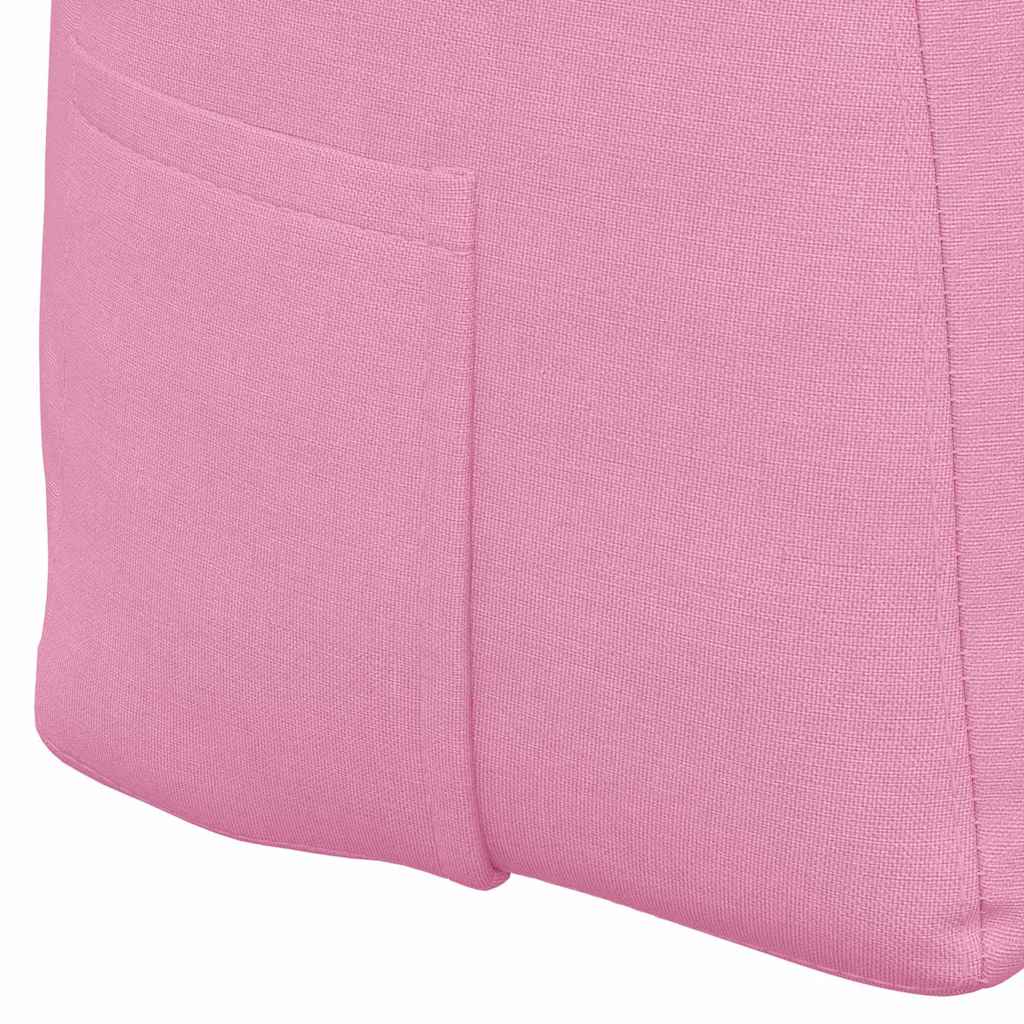 Polštář Na Záda Růžová 200 X 24 X 50 Cm Textil