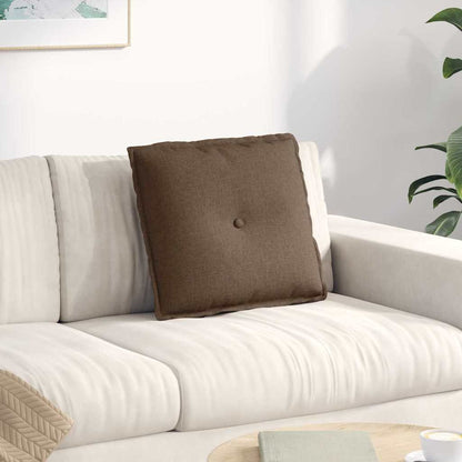 Polštář Na Záda Hnědá 50 X 19 X 45 Cm Textil