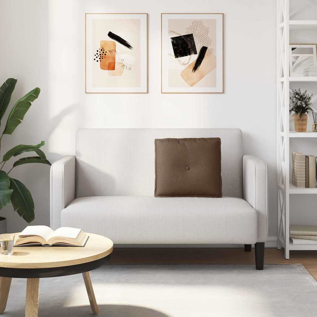 Polštář Na Záda Hnědá 50 X 19 X 45 Cm Textil