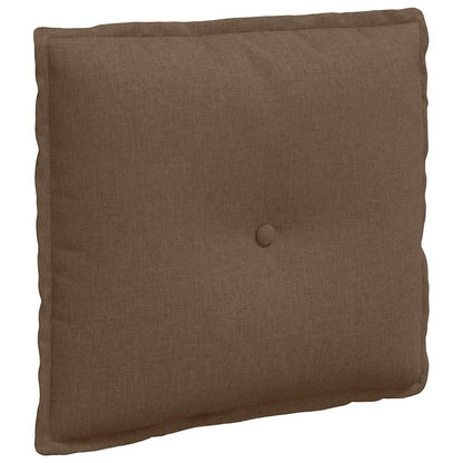 Polštář Na Záda Hnědá 50 X 19 X 45 Cm Textil