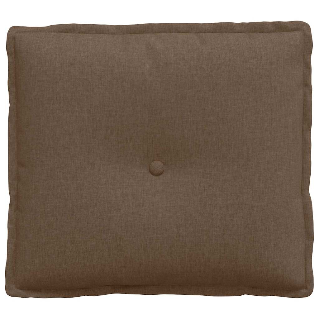 Polštář Na Záda Hnědá 50 X 19 X 45 Cm Textil