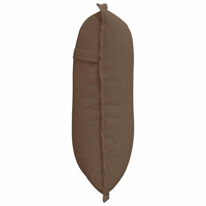 Polštář Na Záda Hnědá 50 X 19 X 45 Cm Textil