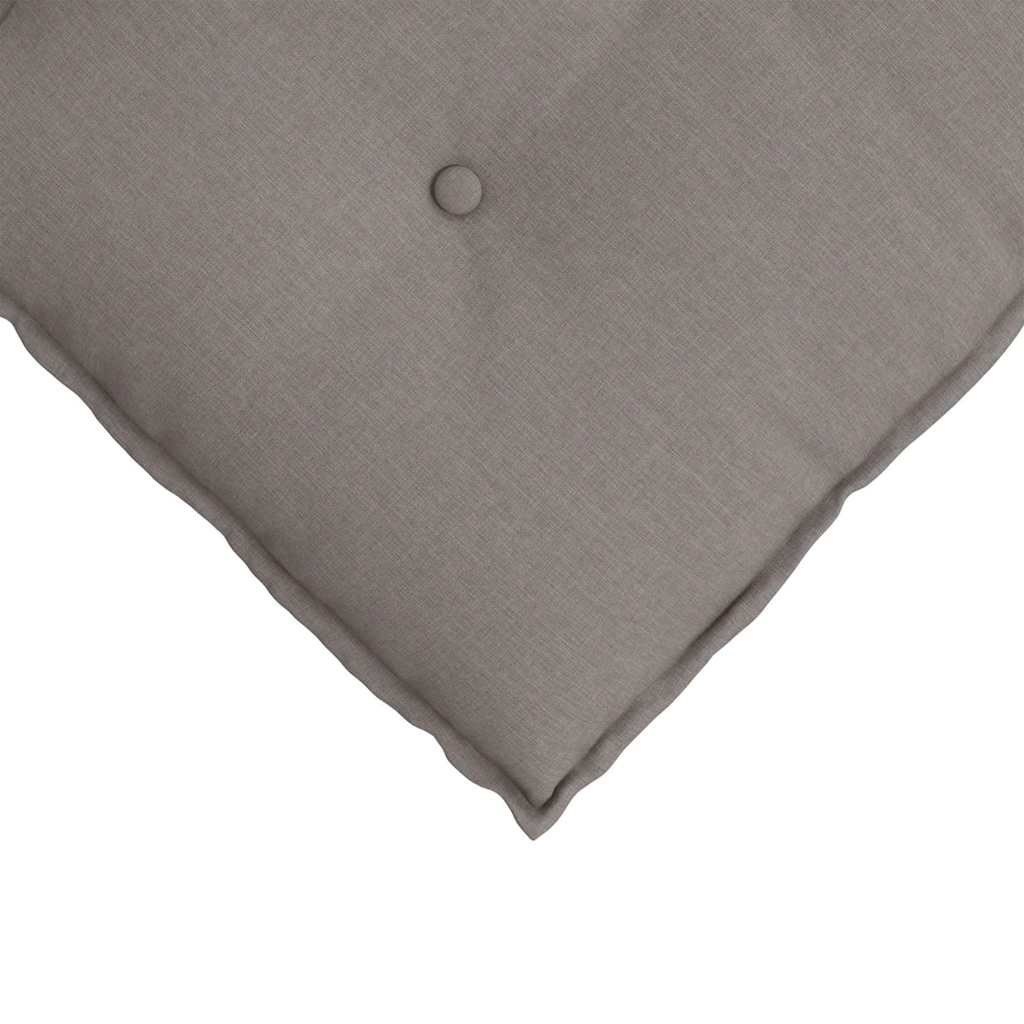 Polštář Na Záda Taupe 50 X 19 X 45 Cm Textil