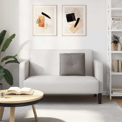 Polštář Na Záda Taupe 50 X 19 X 45 Cm Textil