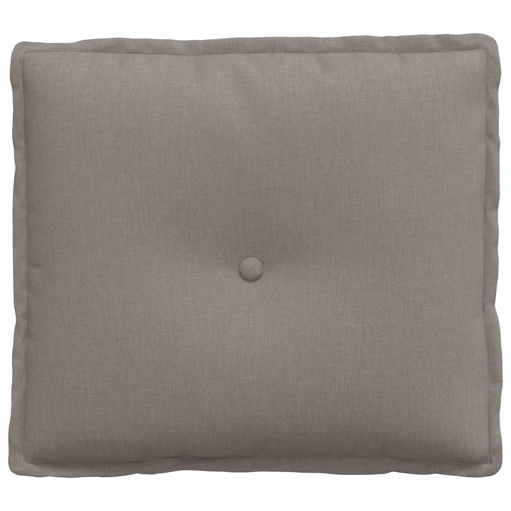 Polštář Na Záda Taupe 50 X 19 X 45 Cm Textil