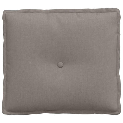 Polštář Na Záda Taupe 50 X 19 X 45 Cm Textil