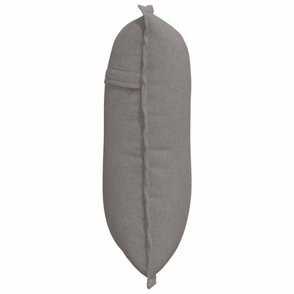 Polštář Na Záda Taupe 50 X 19 X 45 Cm Textil