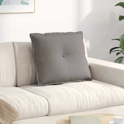 Polštář Na Záda Taupe 60 X 19 X 50 Cm Textil